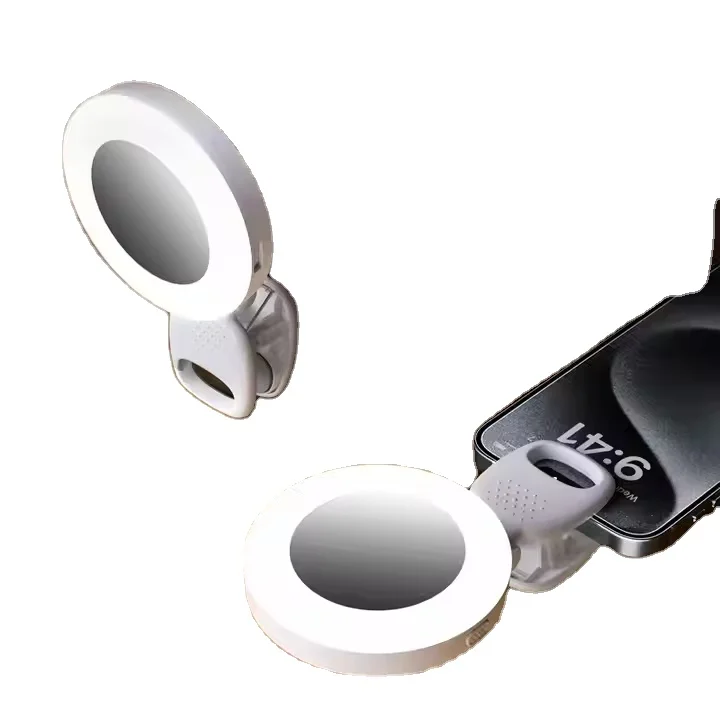Factory Price Wholesale Portable Rechargeable LED Ring Light Mini Phone Selfie Fill Light for Smart Phone Tiktok Video Studio