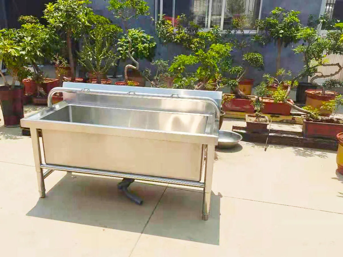 Restaurant Project Single Bowl Kitchen Sink Table Factory