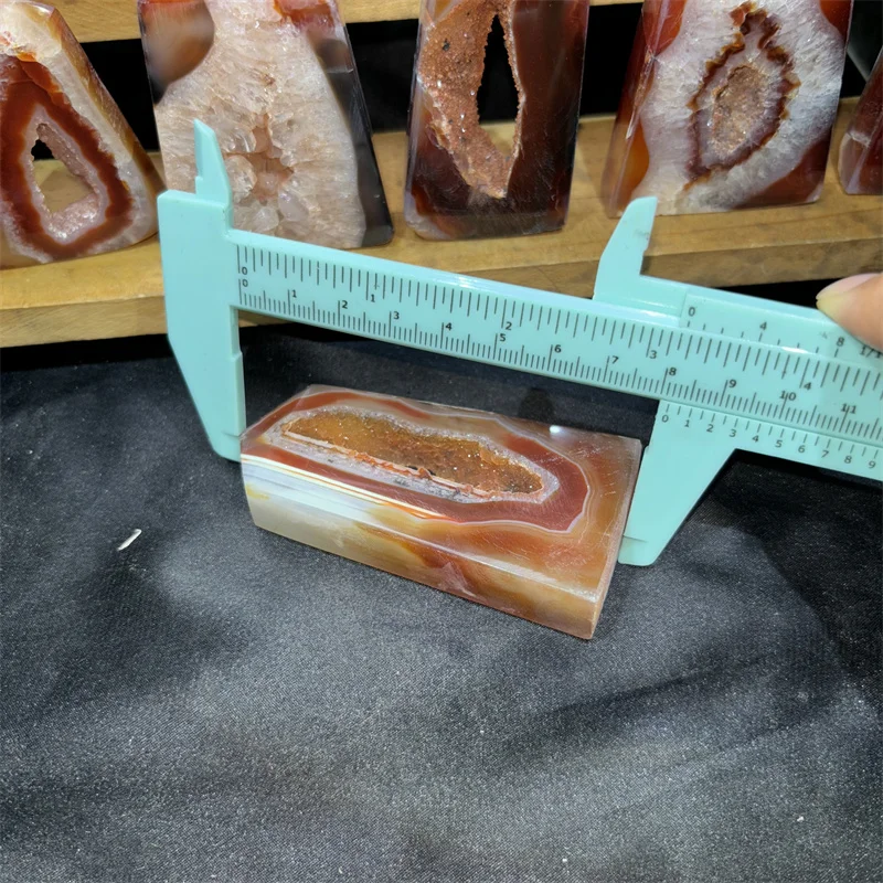 Wholesale Healing Natural Stones Reiki Crystal Crafts Polished Carnelian Druzy Points For Decoration