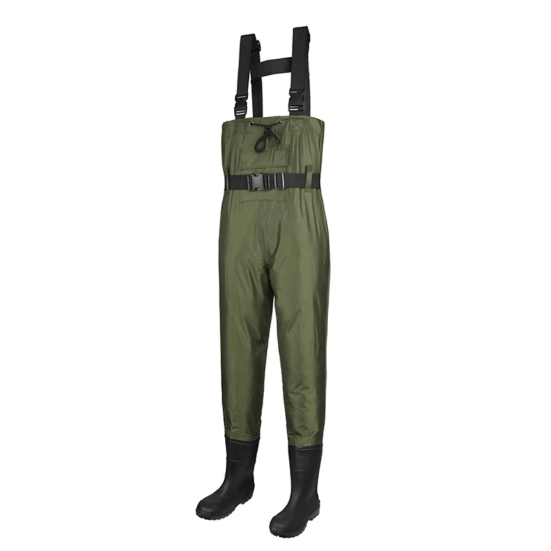 PBCW001 durable NYLON PVC bootfoot chest hunting fishing waders
