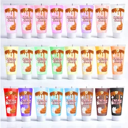Custom Color Assorted Color Crystal Glitter Cream Glue Icing Clay Glue Whipped Simulation Cream Glue Diy Decoration