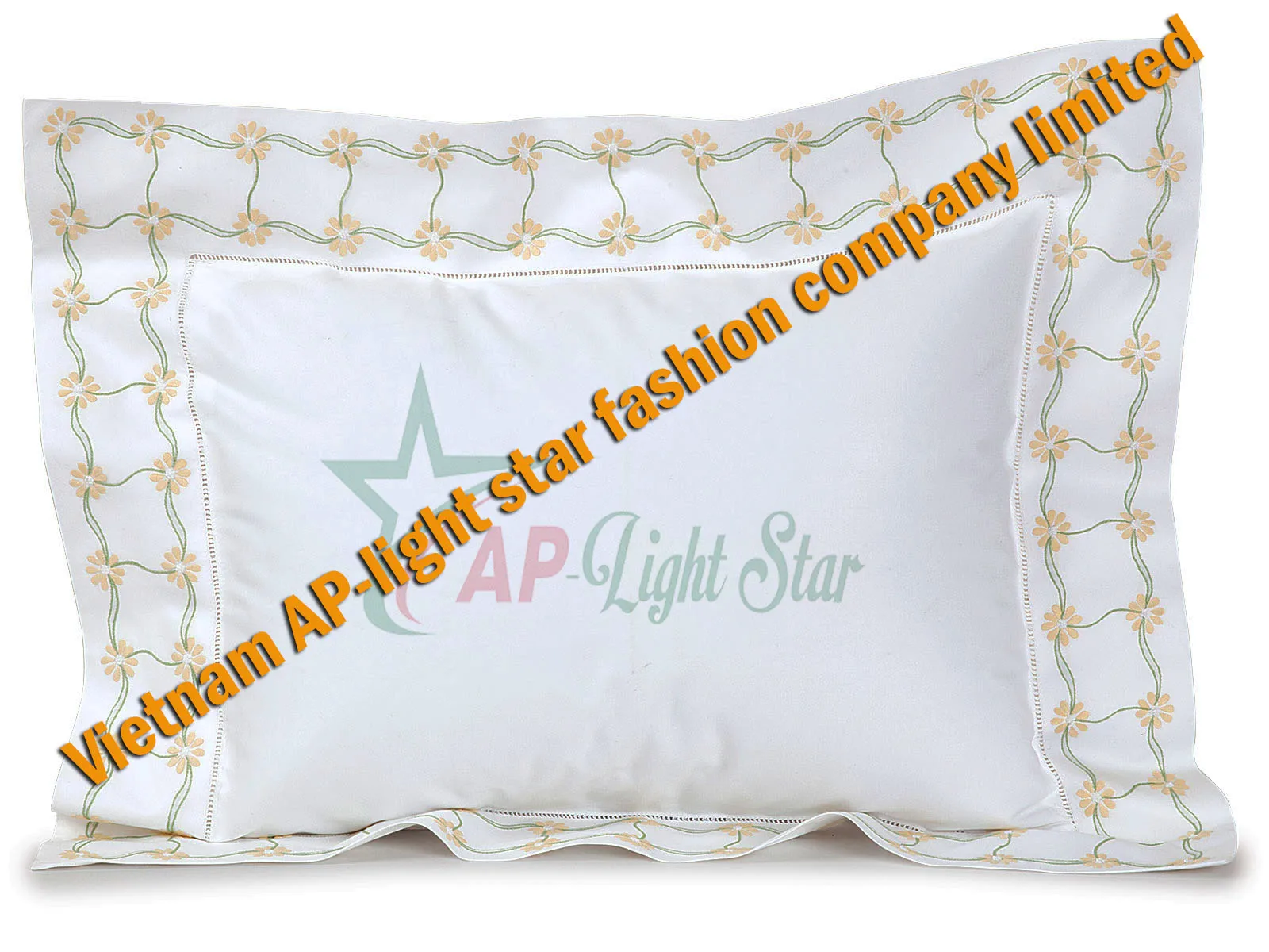 The luxury design Hand-embroidered Pillow