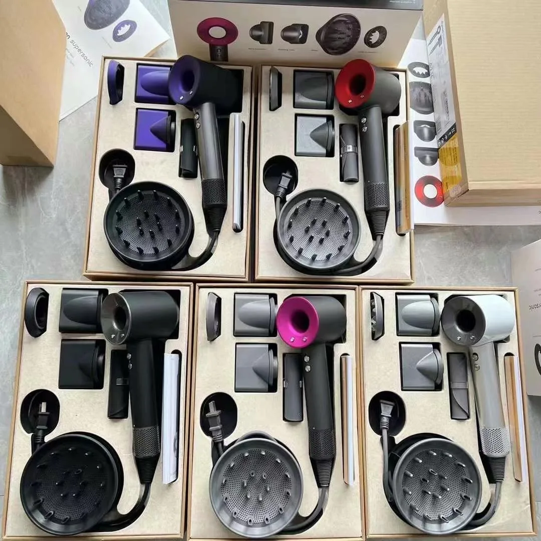 Professional 1600W Strong Wind Super Sonic Negative Ion Blow Hairdryer Dysons Supersonic Hair Dryer With Accessories