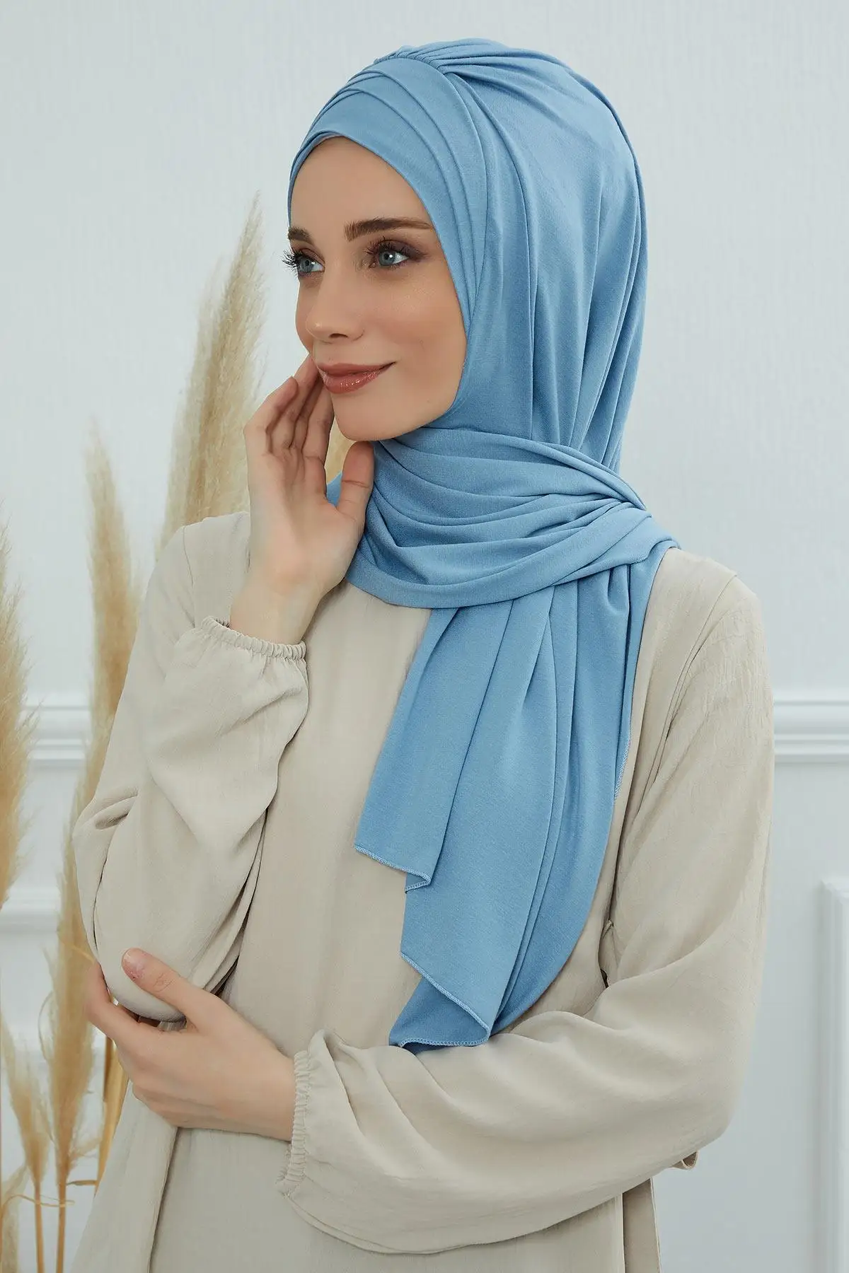 MOTIVE FORCE Attractive style hijab scarf plain premium heavy chiffon hijab hijjab islamic muslim hijab ethnic scarves & shawl