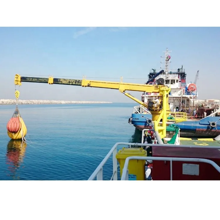 30 Tons Mobile Harbour Portal Telescopic Boom Deck Crane for Ship