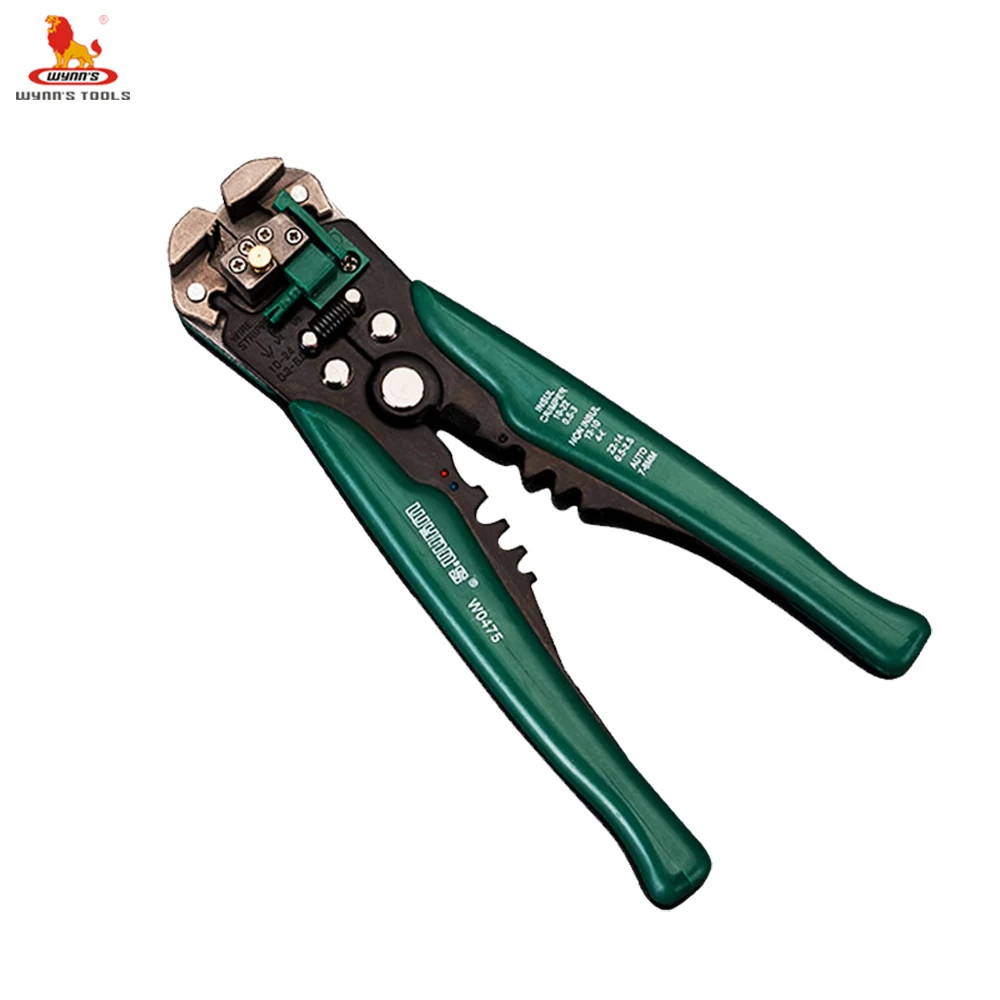 Multi-function 3 in 1 self adjusting wire stripper for crimp terminal and automatic wire cutter crimper tool