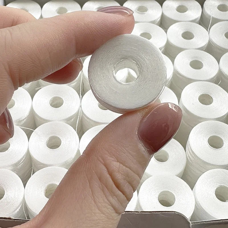 75d/2 Размер L безсердечная сторона без предварительной намотки машина для вышивки предварительно намотанные шпульки