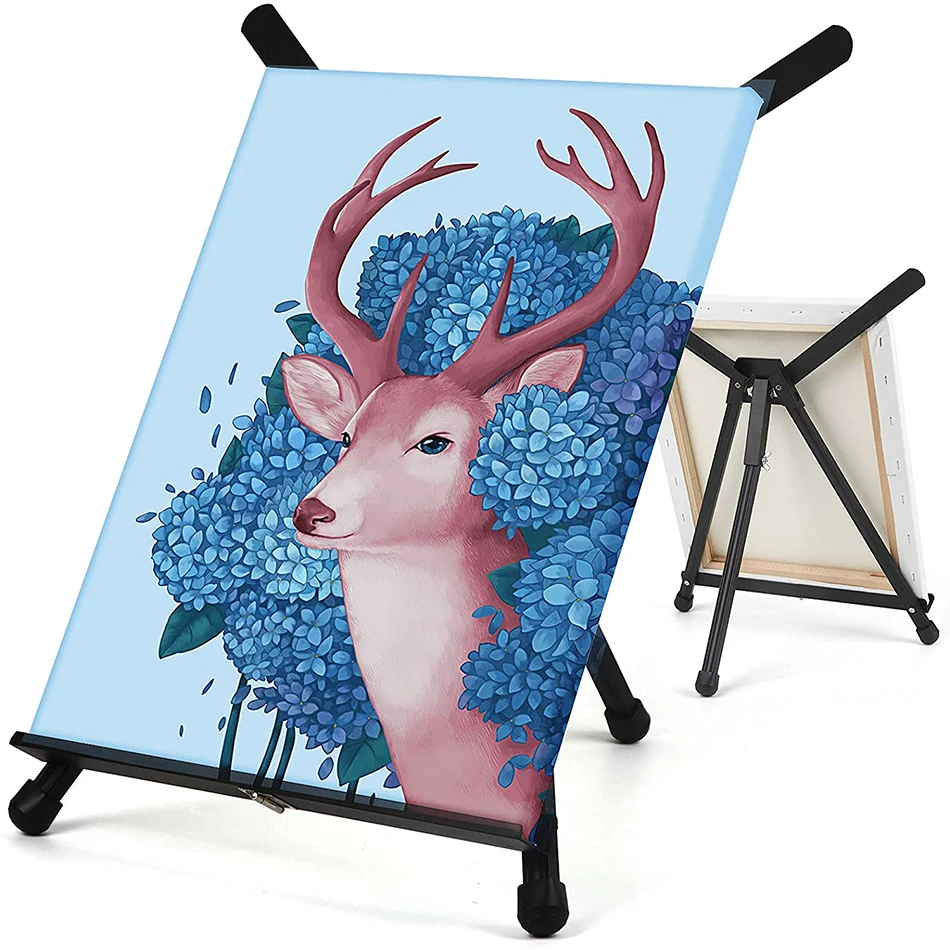 Aluminum Mini table top Display Easel Painting Stand stainless steel easel display table easel wholesale adjustable