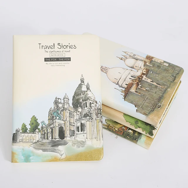 Wholesale custom A5 periodical binding printing exquisite European and American style pattern notebook