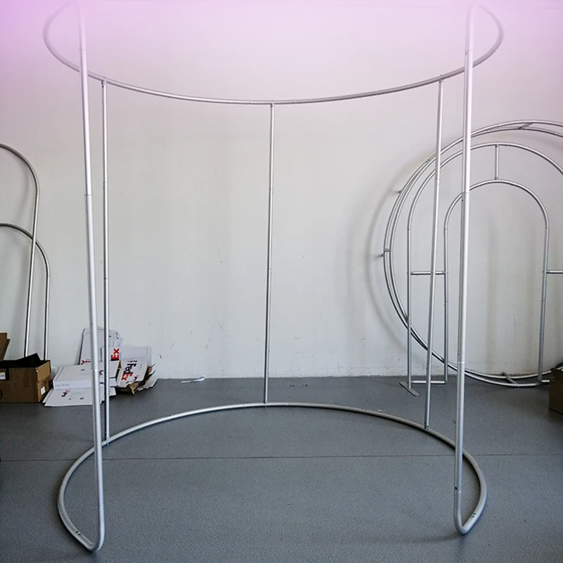 Factory Direct Aluminum portable 8x8 tension fabric photo booth backdrop frame For Tradeshow Exhibition