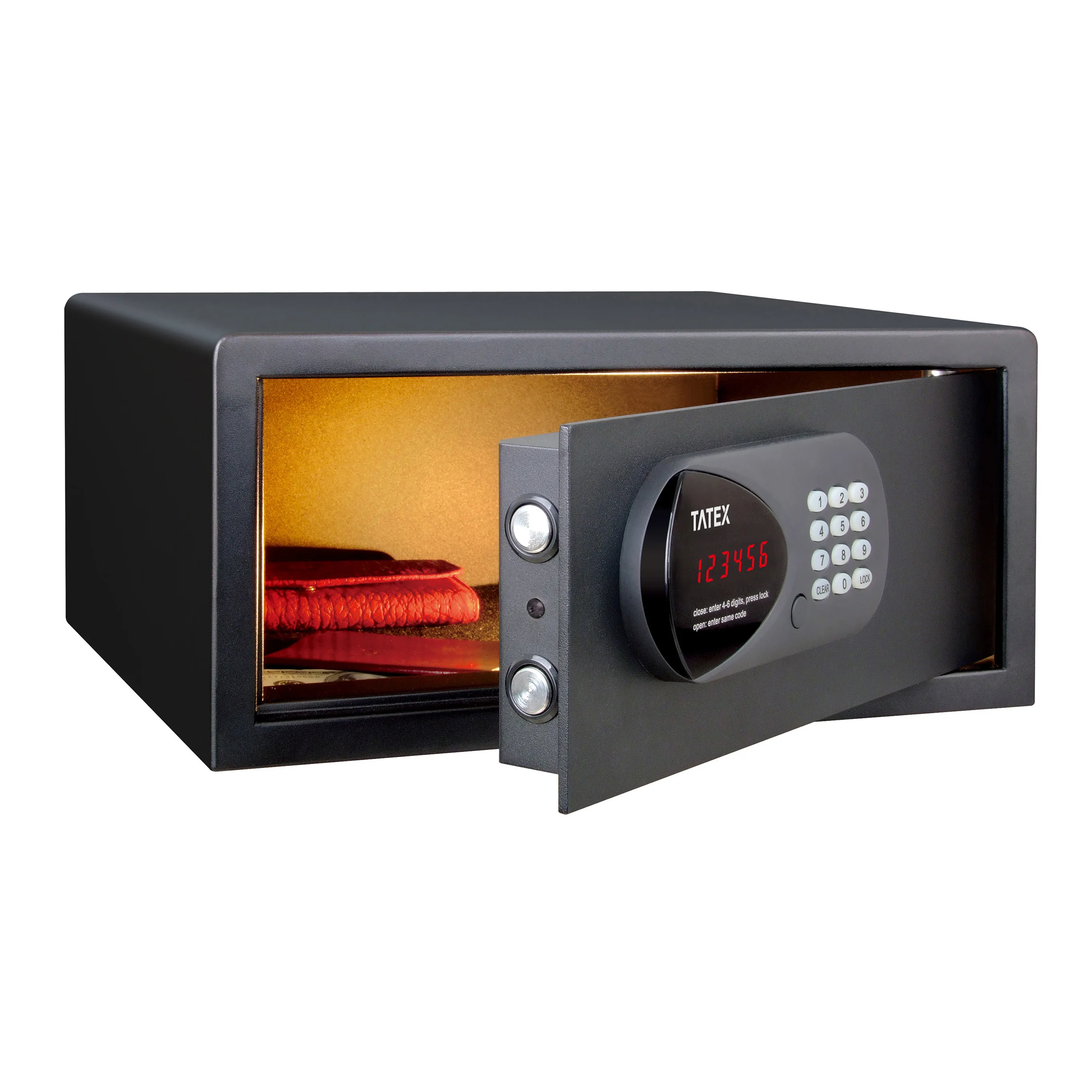 Laptop hotel safe box