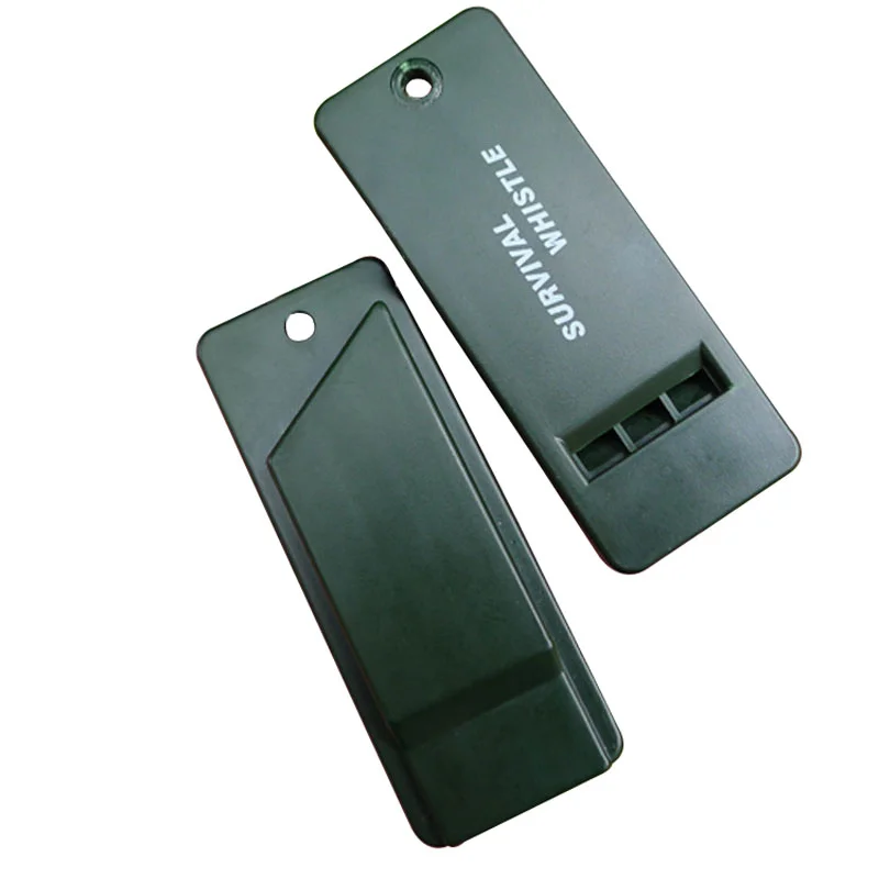 Three-frequency Outdoor Survival Whistle Lifeguard Emergency Whistle High-frequency Earthquake Relief Whistle