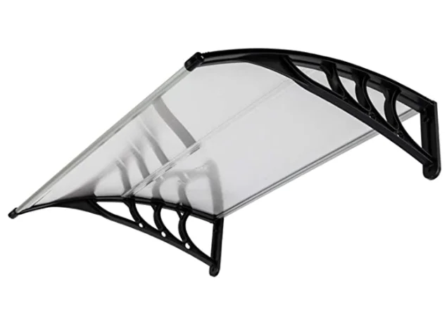 3*4ft Window Door Awnings Solid Outdoor Polycarbonate Sheet Awning Roof Sheet Aluminum Canopy Window Awnings