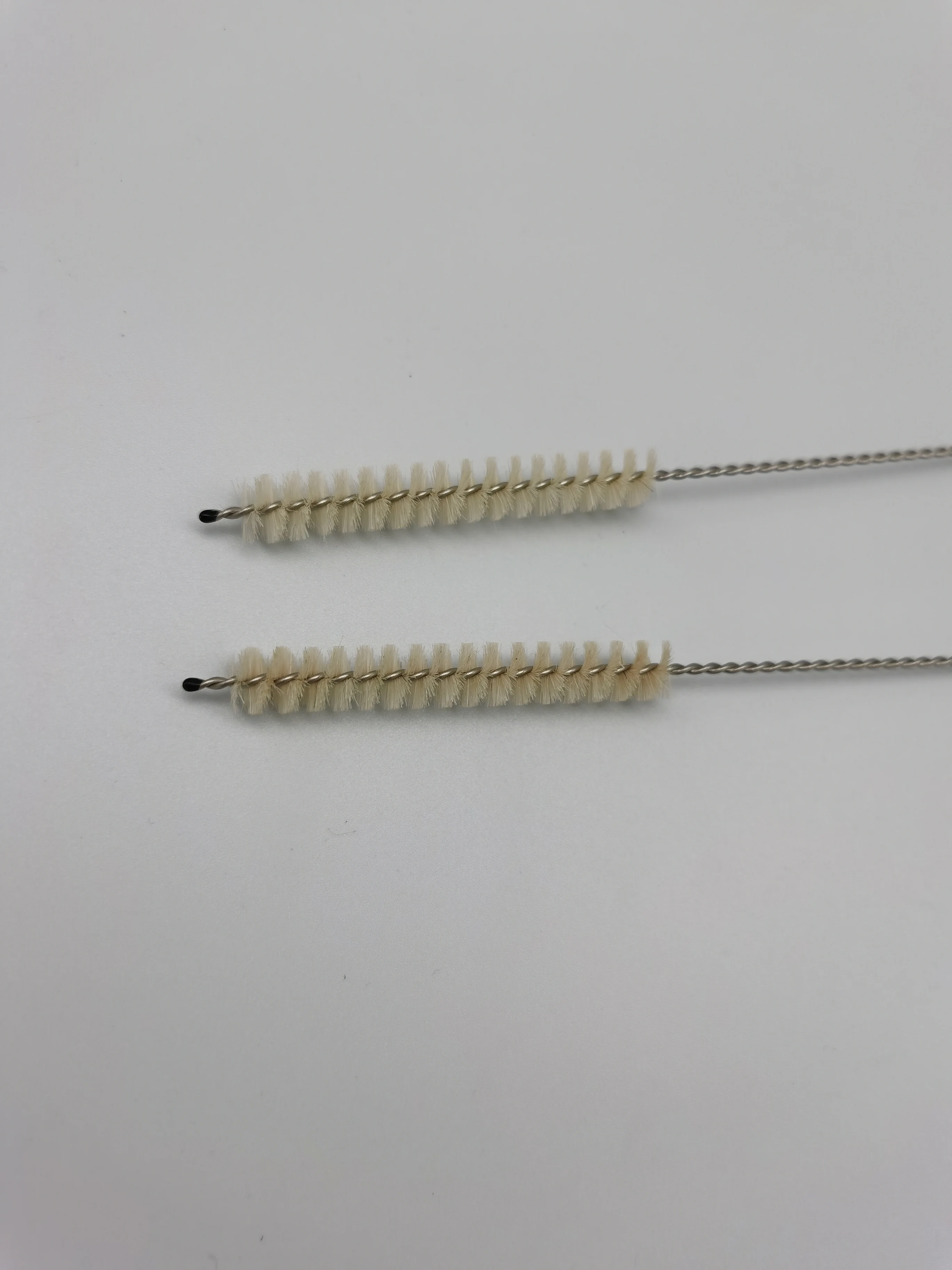 Manufacturers wholesale natural coconut palm brush wire brush 304 stainless steel twisted wire straw brush