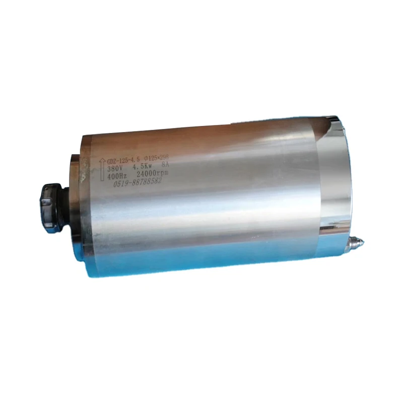 220V / 380V ER20 100mm diameter CNC milling machine 3KW water-cooled woodcarving spindle motor