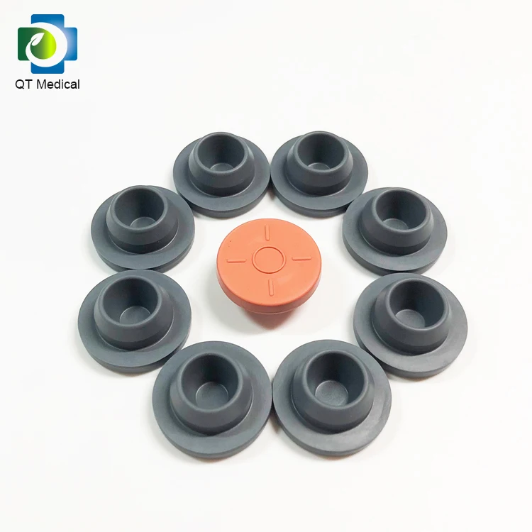 13mm 15mm 20mm grey rubber butyl stopper for medical glass vials