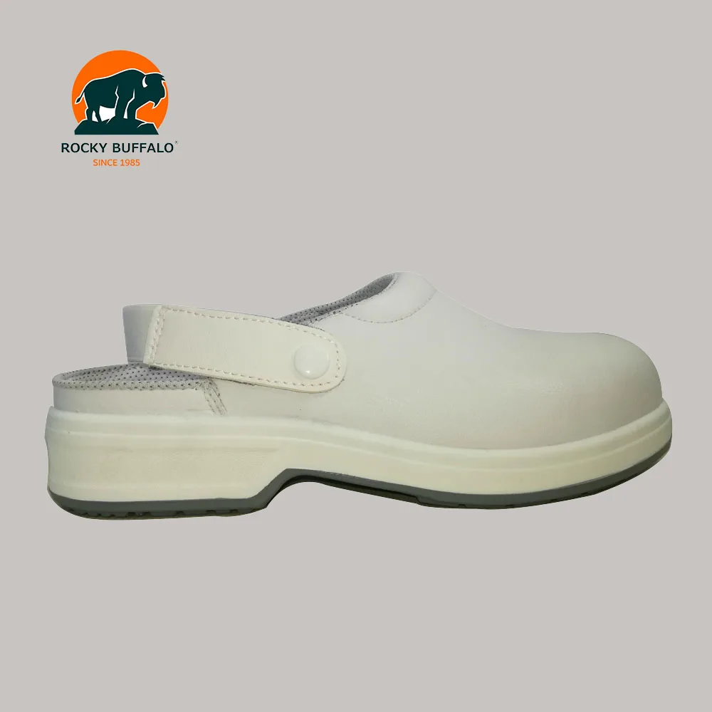 2024 Rocky Buffalo Latest white nurse shoes kitchen chef shoes operating room clogs