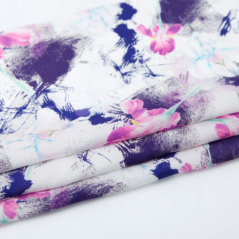 2024 Most Fashionable New Design Beautiful Rayon Woven Digital Print Voscose Fabric for Women Dress