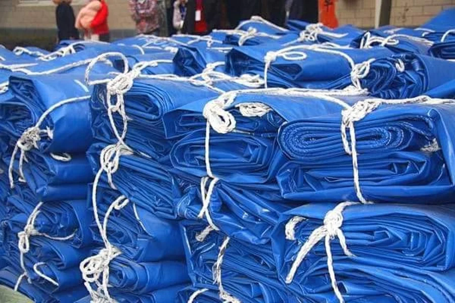 Polyethylene Canvas Roofing Cover Heavy Duty pe Tarpaulin Canvas Waterproof Windproof High Standard