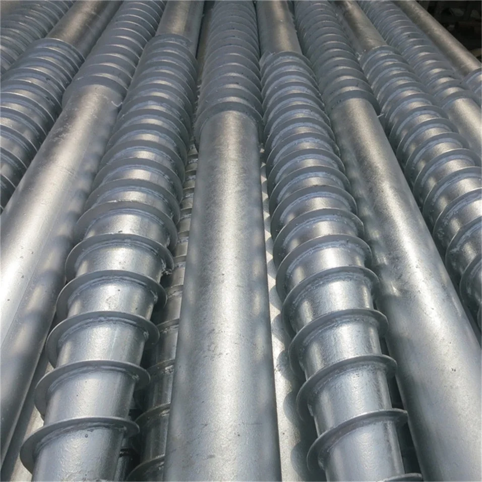 China Factory Customized No Digging Galvanized Ground Screw For Foundation