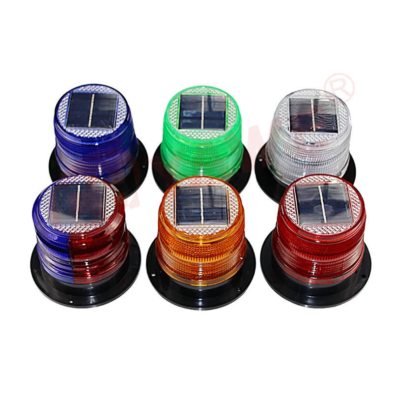 Car Emergency Strobe Flashing Warning Light Solar Emergency Light For Vehicles