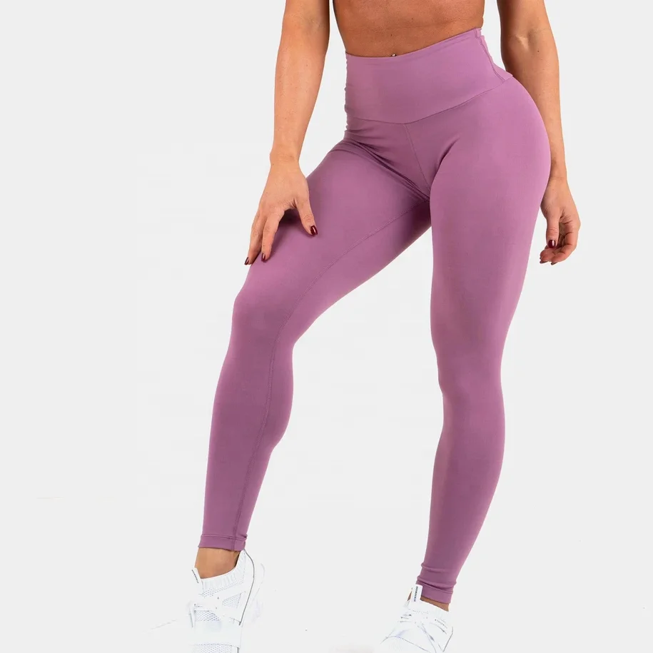 
Spandex Polyester Custom Sport Scrunch Butt High Waist Yoga Leggings For Women 