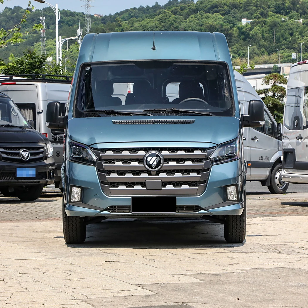 2024 LHD FOTON Toano EV Vans 14 Seats Passenger Transportation Large Space Logistics Vehicle For Sale