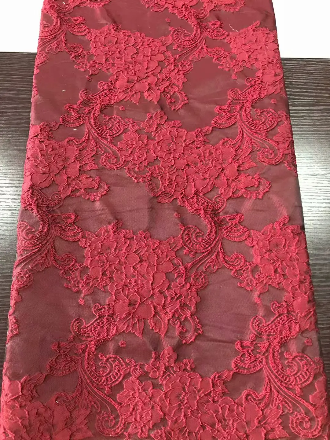 166gsm 3D flower fashion yarn dyed woven jacquard dress fabric