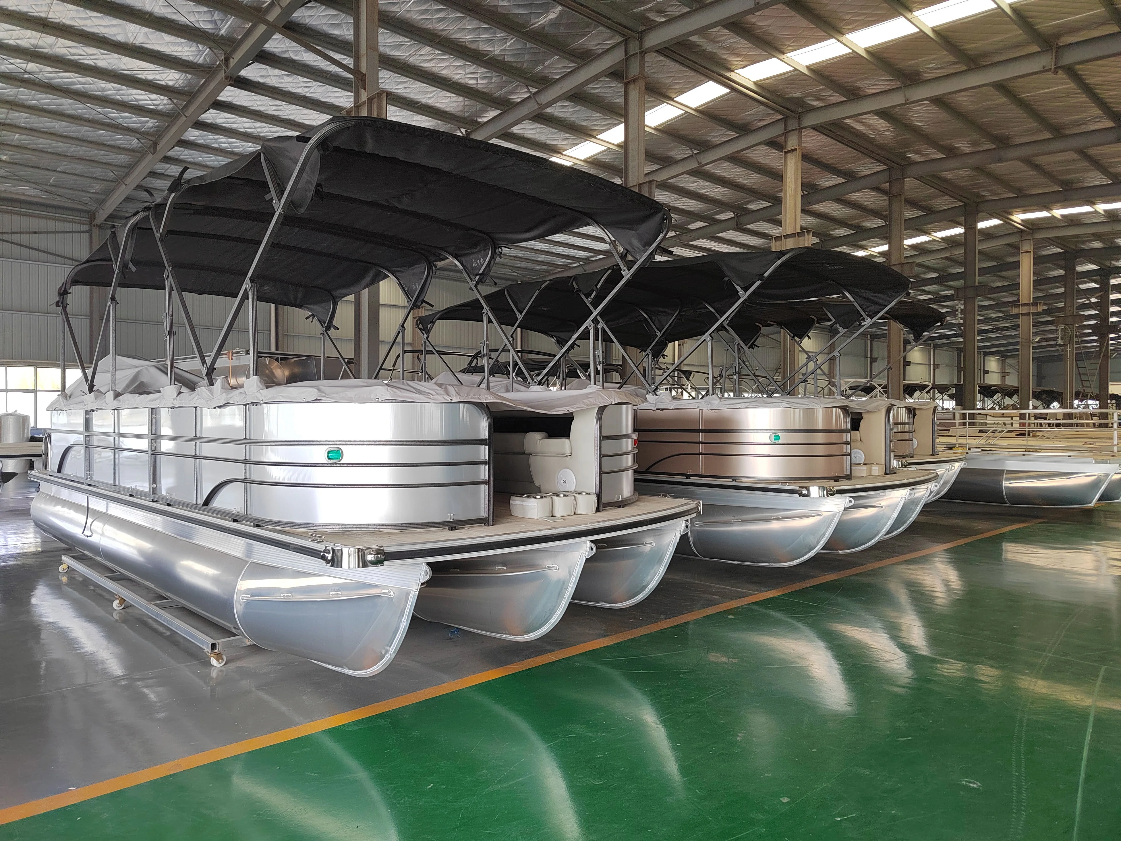 Allsea Pontoon Boat Sales Australian 4.6m 15ft welded aluminum small size cheap sport pontoon boat with CE certification