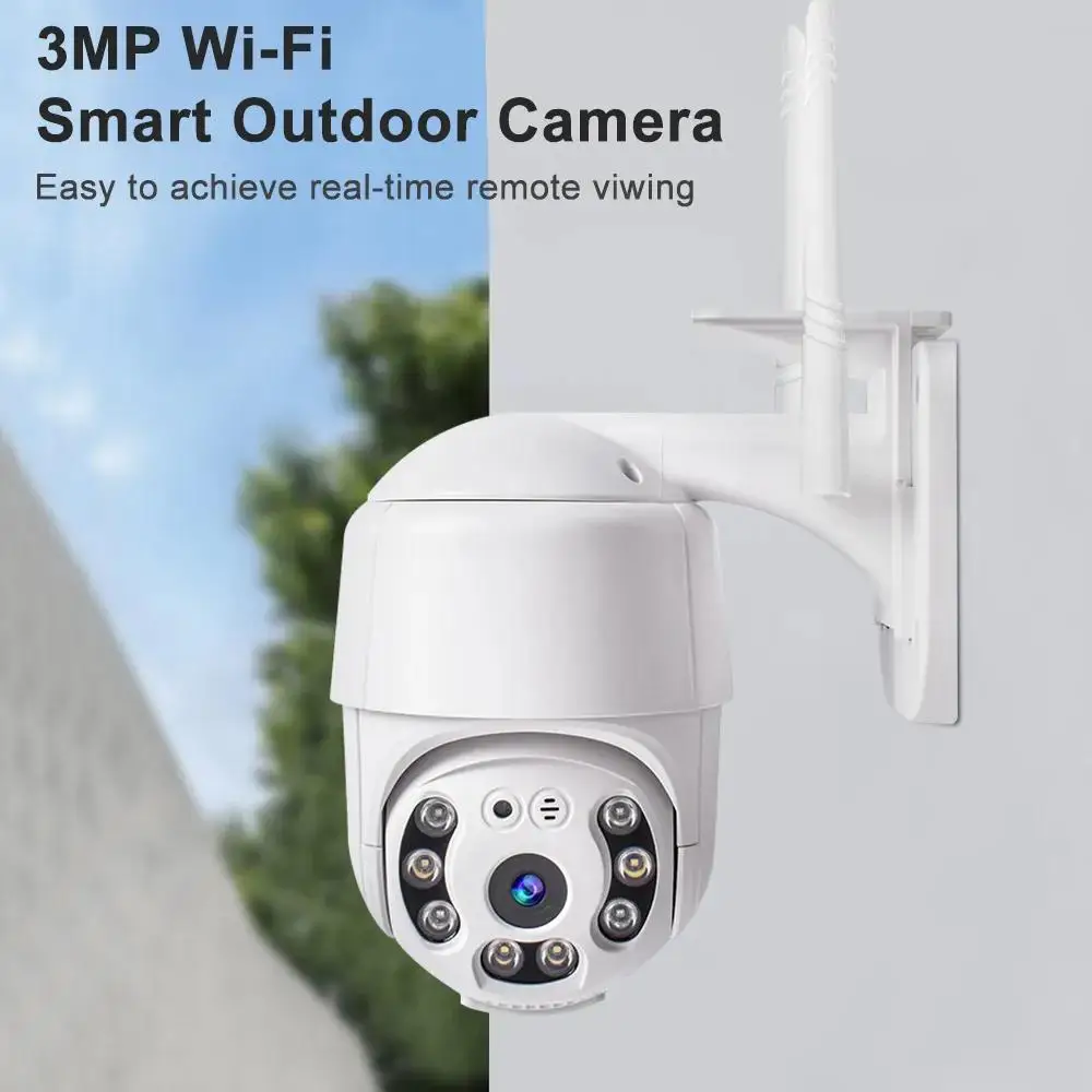 v380pro Hot Sale Smart WIFI Camera HD 2MP PTZ Outdoor Waterproof IP66 Wireless IP Camera CCTV V380 Camera Color Full Day