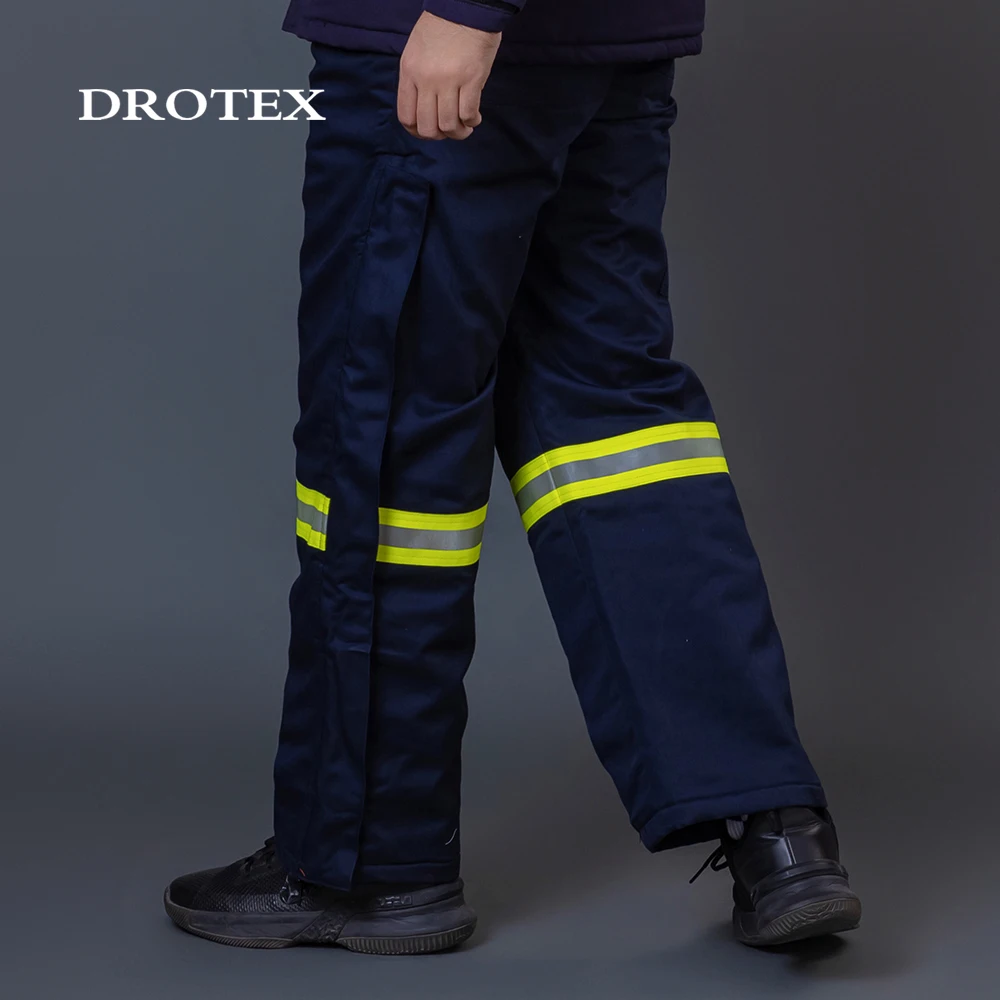 Industrial Flexible Winter Thick Safety Clothing Work Anti Static Fire Resistant Multi Pocket Work Pants