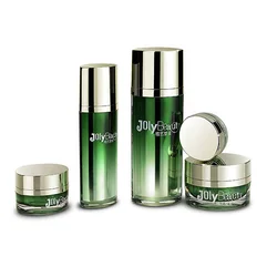 OEM factory custom plastic unique jars and bottles packing for cosmetics