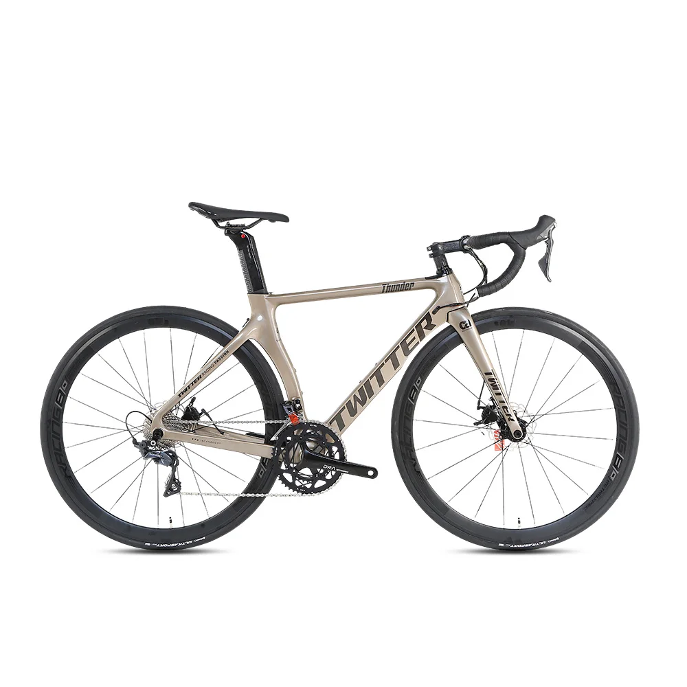 Twitter Thunder углеродный дорожный велосипед диск велосипед Shimano 20 скоростей 700c вилка из углеродного волокна гоночный велосипед углеродный для взрослых