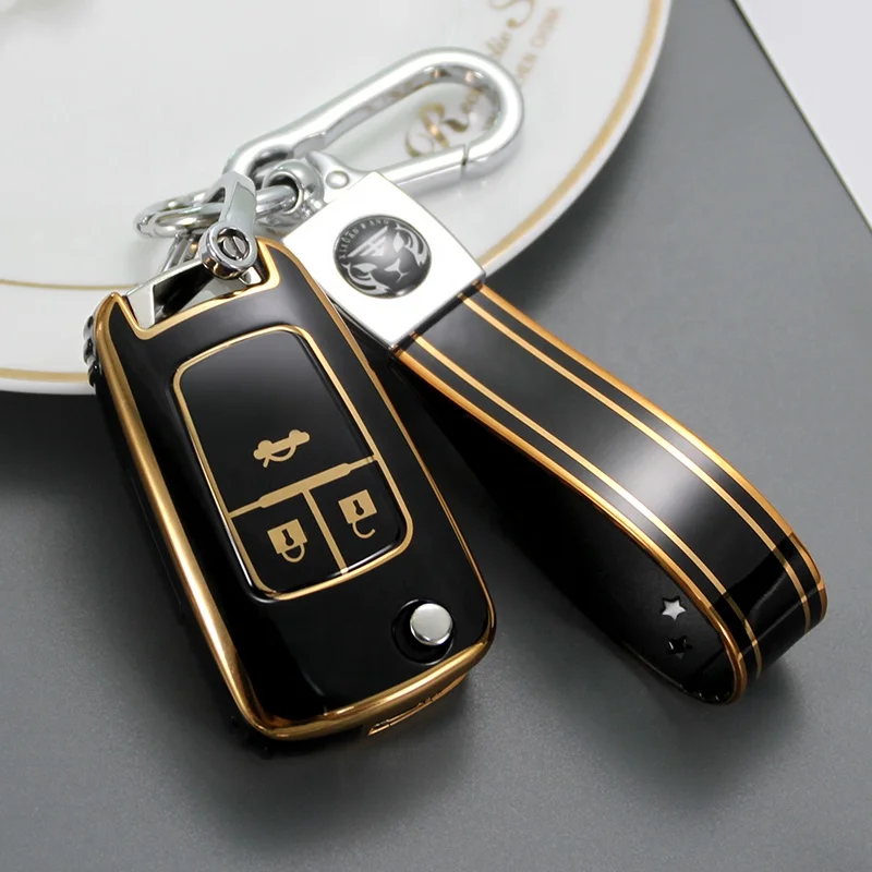 Чехол для автомобильного ключа из ТПУ Chevrolet Cruze Aveo Trax Sail Malibu Captiva Opel Vauxhall Astra Corsa Insignia Mokka