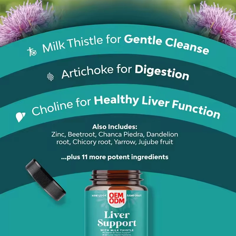Liver Protect Support Capsule With Milk Thistle Health And Personal Wellness Care Products For Adults