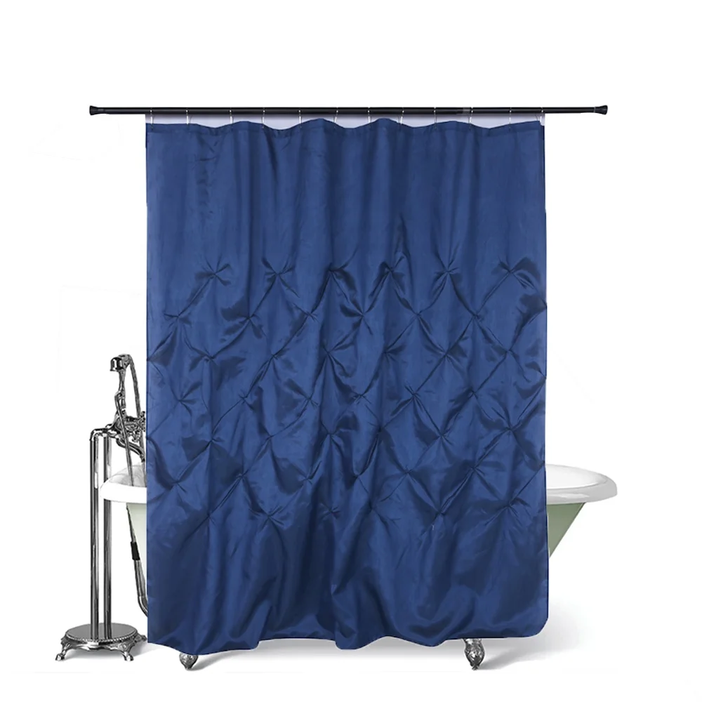 New Arrival Custom Pinwheel Shower Curtain Fabric Waterproof for Bathroom