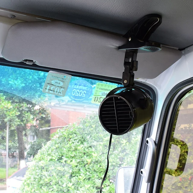 Powerful 12-Volt Tornado Fan with Removable Mounting Clip