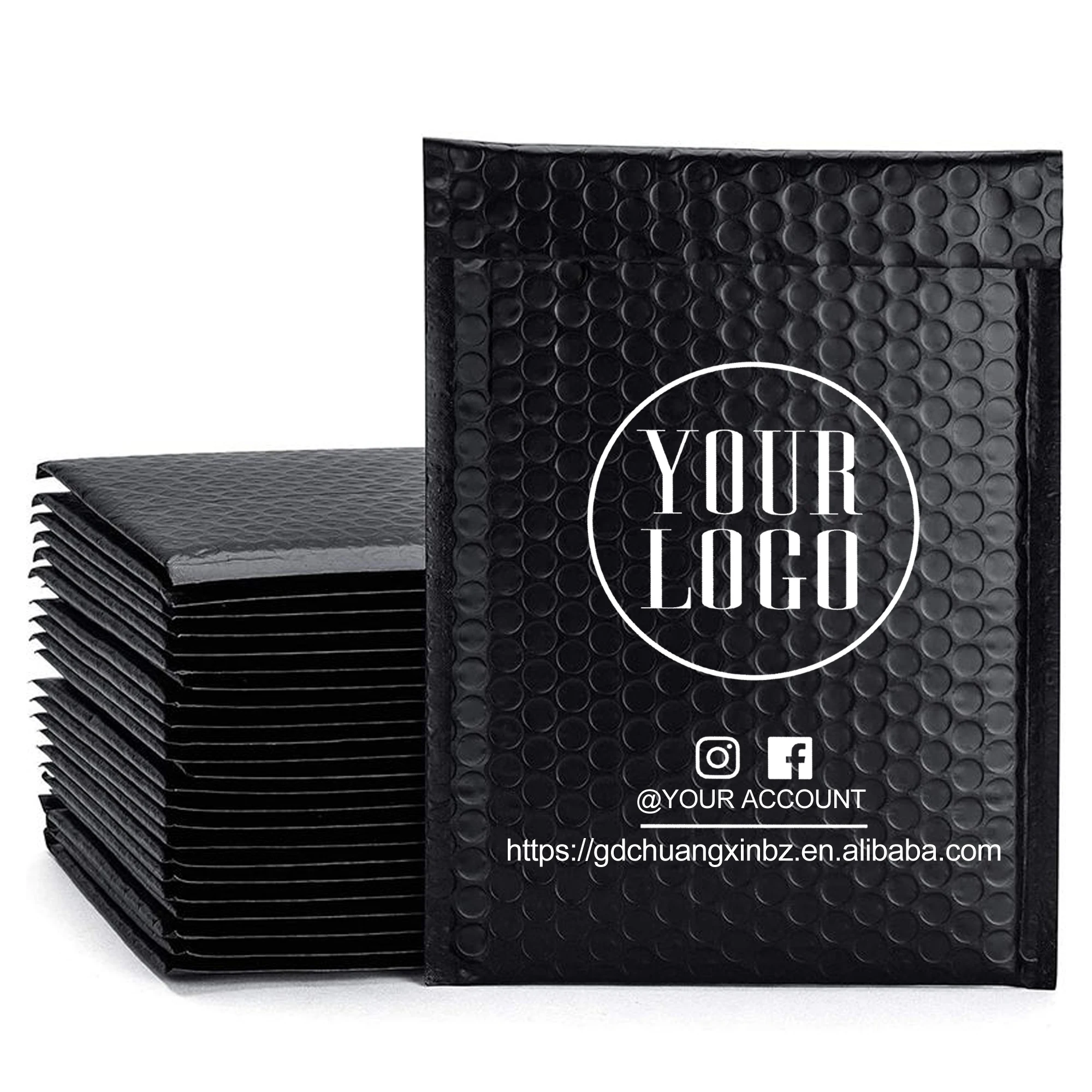 GDCX US/UK/AU Custom Recycled Padded Bubble Mailer Bag Padded Envelope Postal Packages Custom Padded Envelopes
