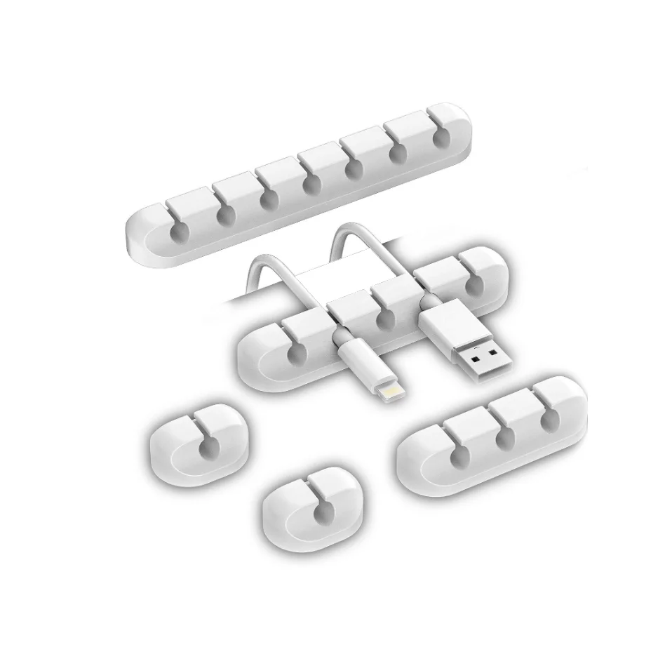 Органайзер для шнура самоклеящийся держатель USB-кабеля очищает грязные провода дома автомобиля и