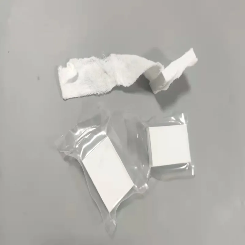 YD740A Sterilize gauze 6-ply z-folding gauze 4.5inchX4.1yds disposable compressed gauze