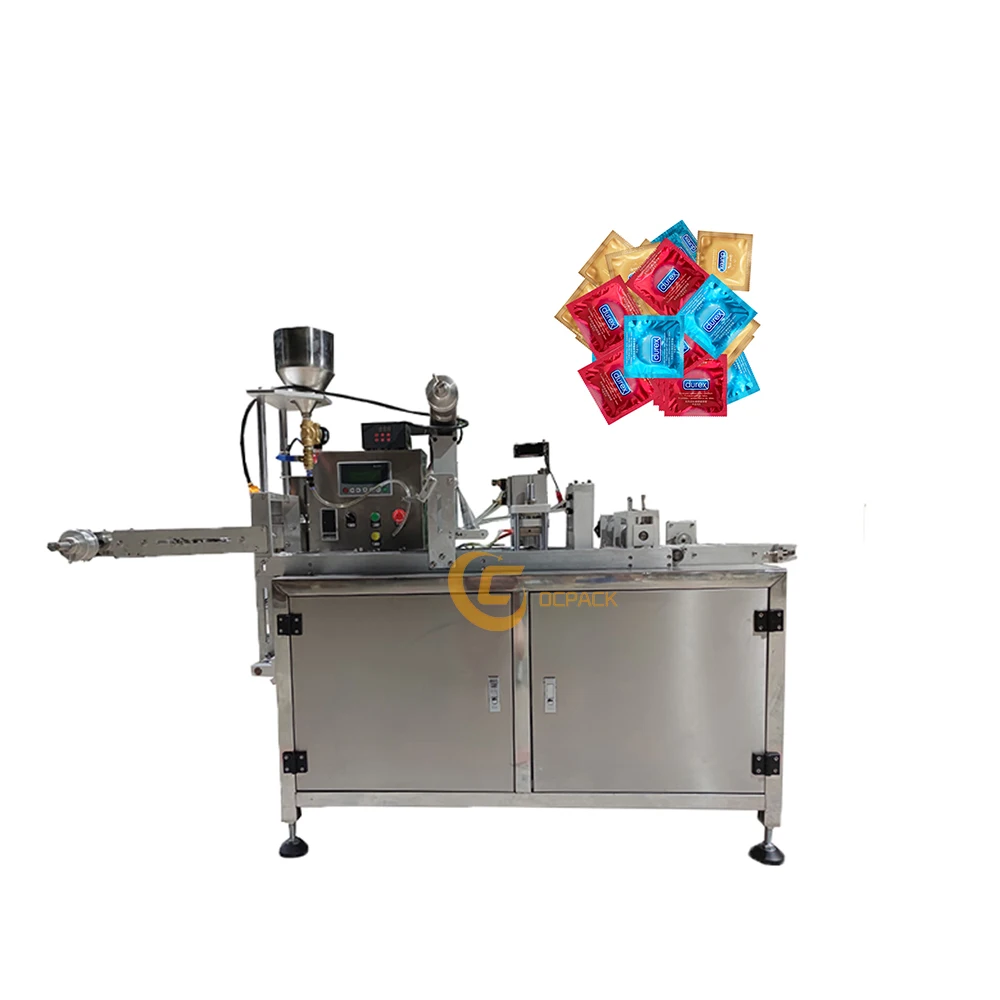Multi Function Disposable Condom Seal Foiling Pack Machine High Efficiency Men Condom Packing Machine