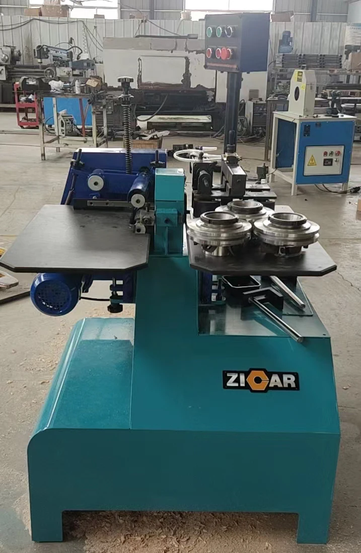 Factory price high efficiency and Multifunction single/double head woodworking round bar making machine