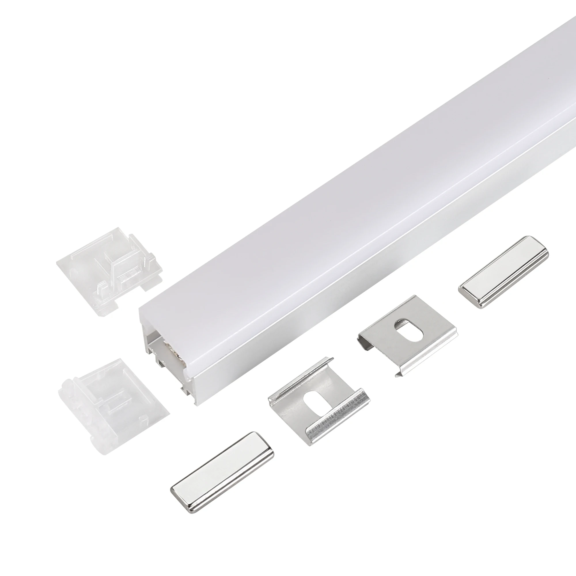 Светодиодные магниты, встраиваемый Магнитный рельс, алюминиевый безрежущий профиль для системы трекового освещения