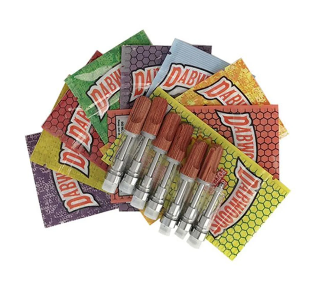 Картридж для электронной сигареты dabwood, картриджи для электронной сигареты 510, 0,8 мл, керамические картриджи с мешками, 1,0 мл