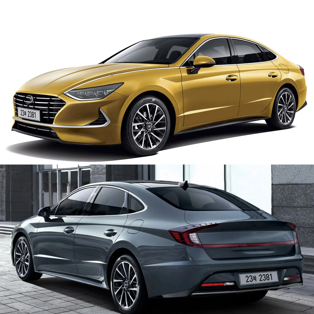 Auto Chrome Rear Fog Light Cover Tail Fog Lamp Trim Car Body Kit Accessories For 2020 Hyundai Sonata