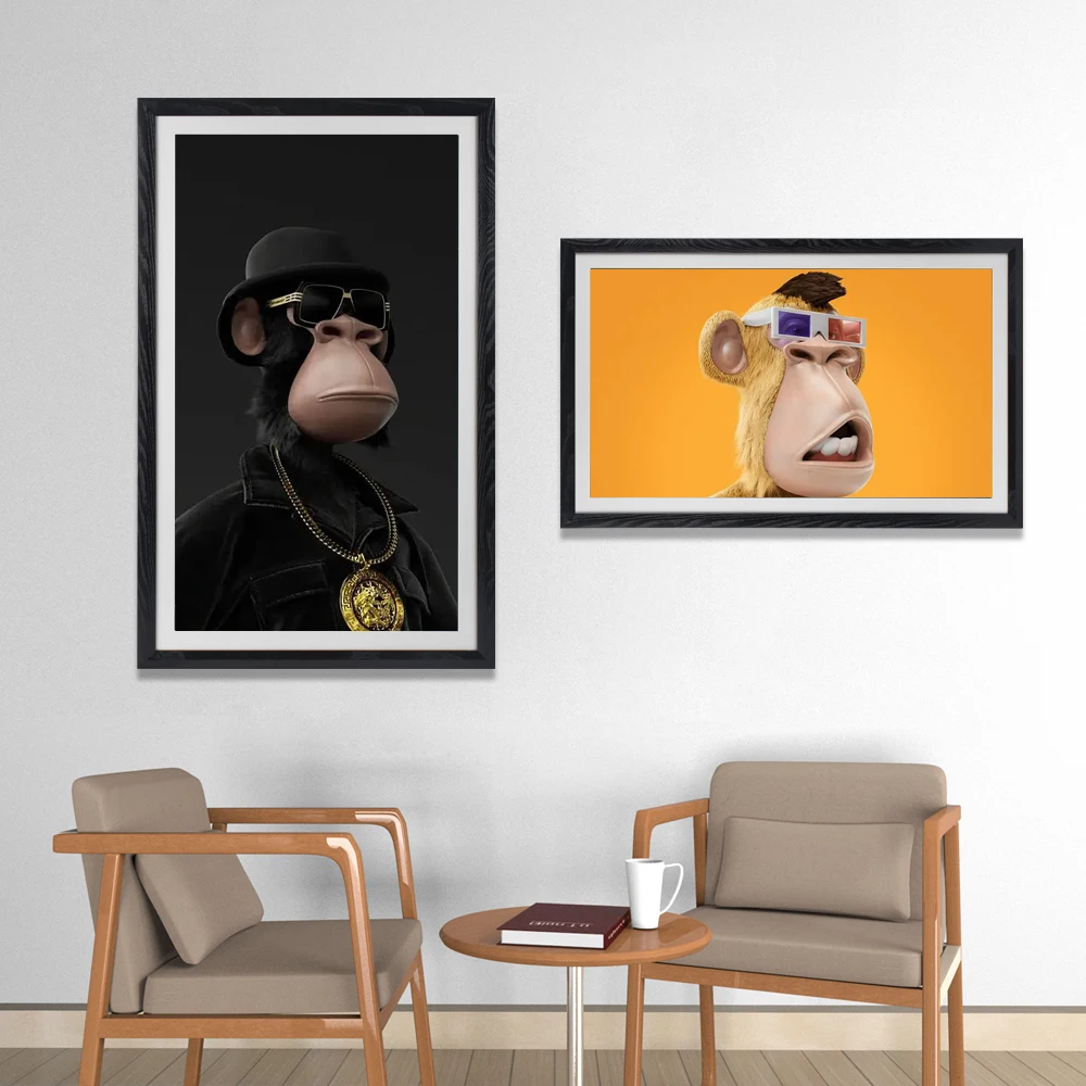 Hd Большой электронная фоторамка 55 дюймов Nft дисплей Wifi цифровая фоторамка