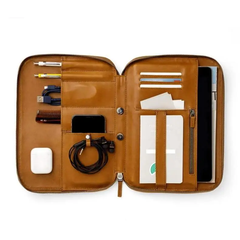Handmade Multi-function Leather Case For Tablet