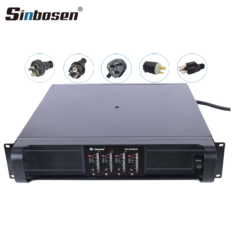Class td 4 channel sound power amplifier 2500w 10Q professional audio for 15 inch line array