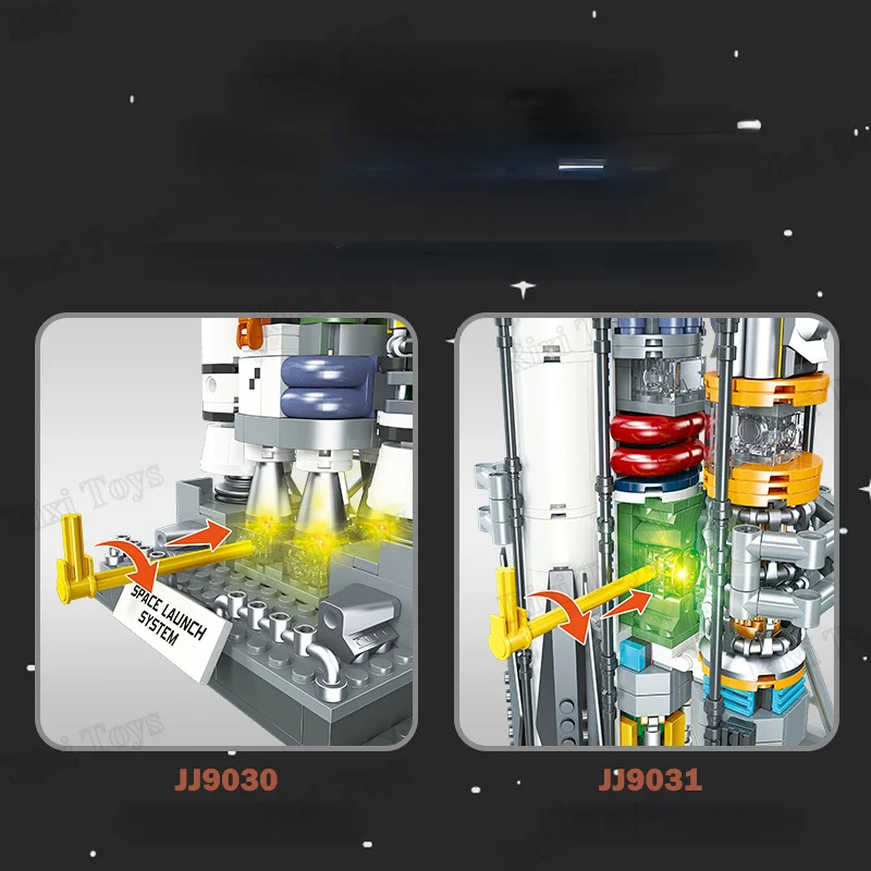 Jie Star jjj9031 Saturn модель MOC Запуск платформы кубики головоломки игрушки рождественские подарки для детей наборы строительных блоков