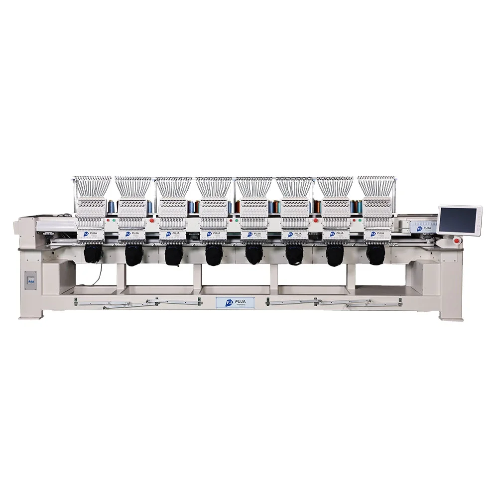 Профессиональная вышивальная машина промышленная 12 15 игл компьютерная футболка шляпа Кепка 8 головка